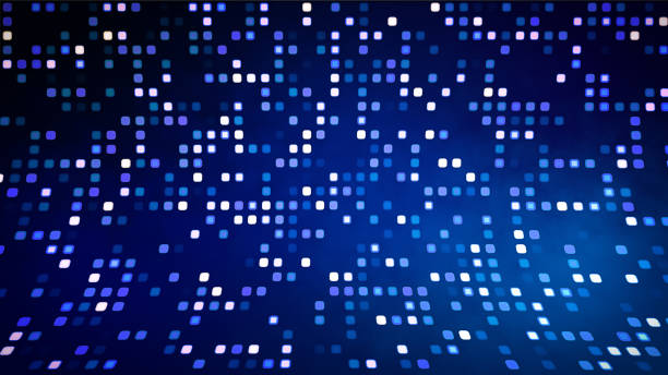 istock Blue and white mosaic abstract background with place for your text 1952124974