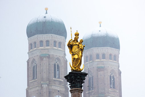 Matthias Church is a Roman Catholic church located in Budapest, Hungary. The current building was constructed in the florid late Gothic style in the second half of the 14th century. Holy Trinity Column was built in 1713 and located in front of Matthias Church in Budapest.