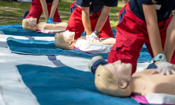 istock CPR - Cardiopulmonary resuscitation and first aid training 1952150810