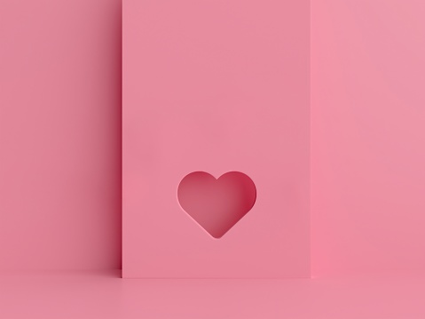 Pedestal, Valentine's Day - Holiday, Couple - Relationship, Heart Shape, Valentine Card