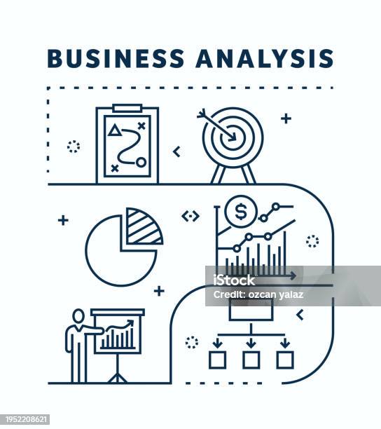 Process Analysis Banner Business Analysis Related Vector Banner Design Concept Global ...