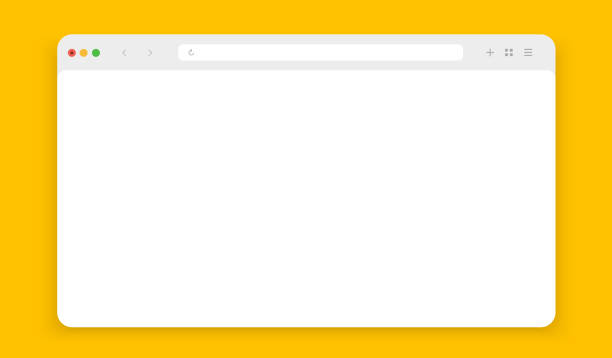 ilustrações, clipart, desenhos animados e ícones de web browser, internet browser search engine. search bar for ui ux design and web site. search address and navigation bar icon. collection of search form templates for websites - tela do dispositivo