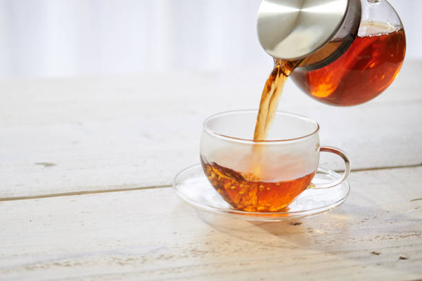 istock Image of drinking hot tea at tea time 1952315317