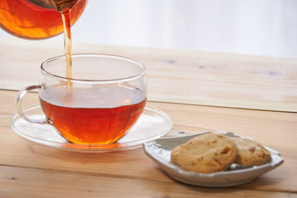 istock Image of drinking hot tea at tea time 1952318597