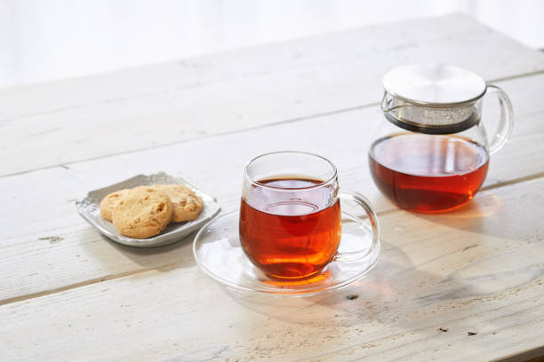 istock Image of drinking hot tea at tea time 1952321394