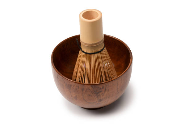 istock Bamboo crown and bamboo bowl isolated on a white background. 1952342308