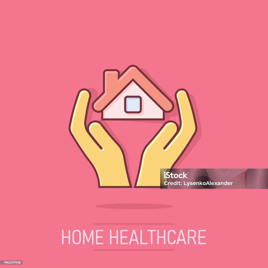 Home care icon in comic style. Hand hold house vector cartoon illustration on isolated background. Building quality business concept splash effect. - Trả phí Bản quyền Một lần An toàn - Khái niệm vectơ sẵn có Home care icon in comic style. Hand hold house vector cartoon illustration on isolated background. Building quality business concept splash effect. - Trả phí Bản quyền Một lần An toàn - Khái niệm vectơ sẵn có