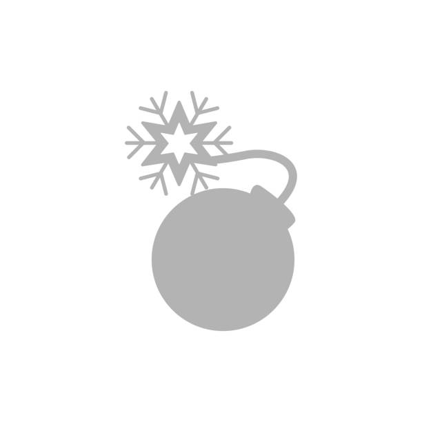 爆弾のアイコン、冬、雪の結晶、ベクトル図 - 11207点のイラスト素材／クリップアート素材／マンガ素材／アイコン素材