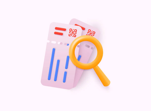 istock Search for a ticket concept .Buying tickets, Traveling on airplane, planning a summer vacation, tourism. 3D Vector Illustrations. 1952408550