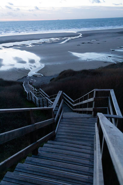 istock Stairs leading to Equihen-Plage beach (Pas-de-Calais) 1952409617