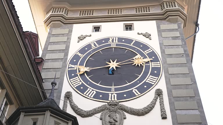 The Clock Arms Of Zytglogge In Bern, Switzerland