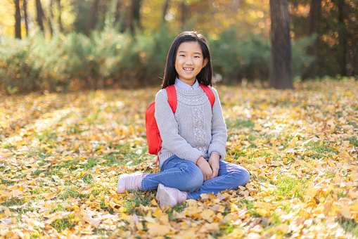 Little Girl in Autumn