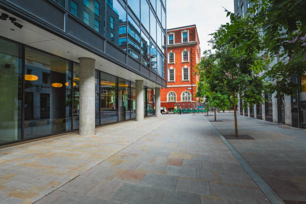 istock Open area in front of the building 1952459653