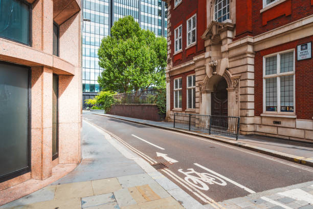 istock Classic architectural wall in London street 1952461889