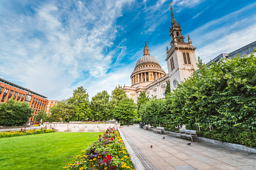 View of the St. Paul´s Cathedral in London