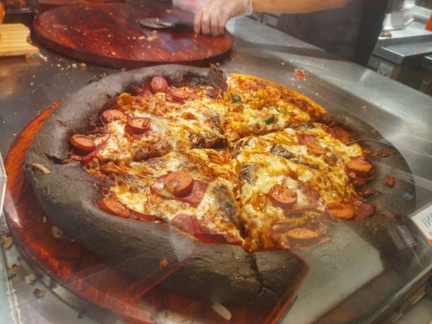 istock Pizza with cheese and meat 1952523746