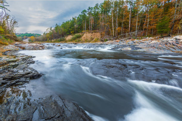 Creek in Autumn, La Mauricie National Park, Quebec, Canada
