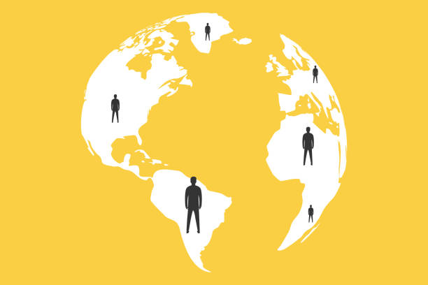 istock Business global expansion concept with people symbol vector illustration 1952537055