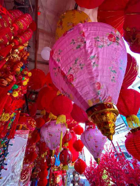 Chinese new year accessories decoration at Glodok China Town Market, Jakarta.