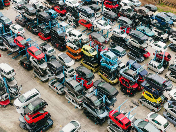 istock Scrapped cars 1952583004