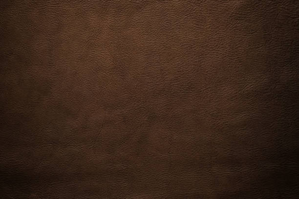 istock brown leather texture as background. natural cowhide close-up 1952621823