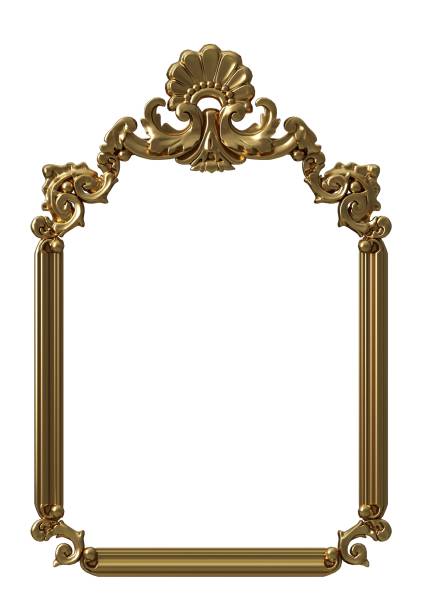 istock Classic gold frame in the Baroque style 1952623395