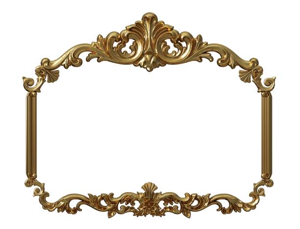 istock Classic gold frame in the Baroque style 1952623407