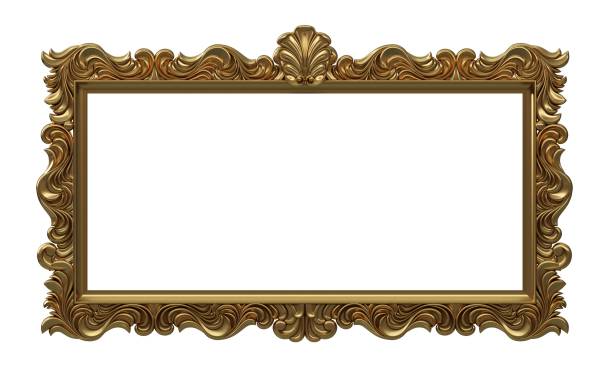 istock Classic gold frame in the Baroque style 1952624451
