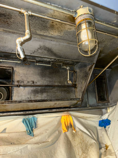 istock A commercial restaurant hood vent during the cleaning process 1952636060