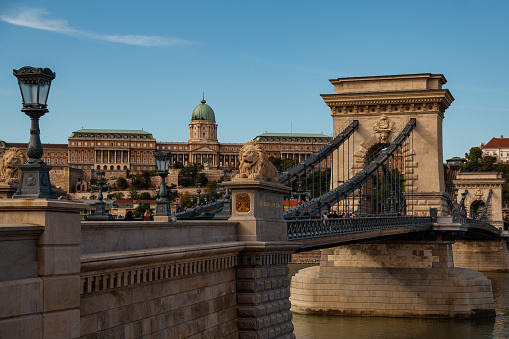 Chain Bridge in budapest Hungary
