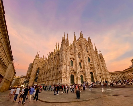 Duomo is the Cathedral Church of Milan, Italy