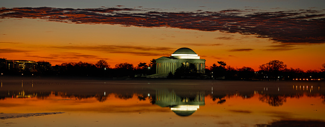Jefferson Memorial, sunrise