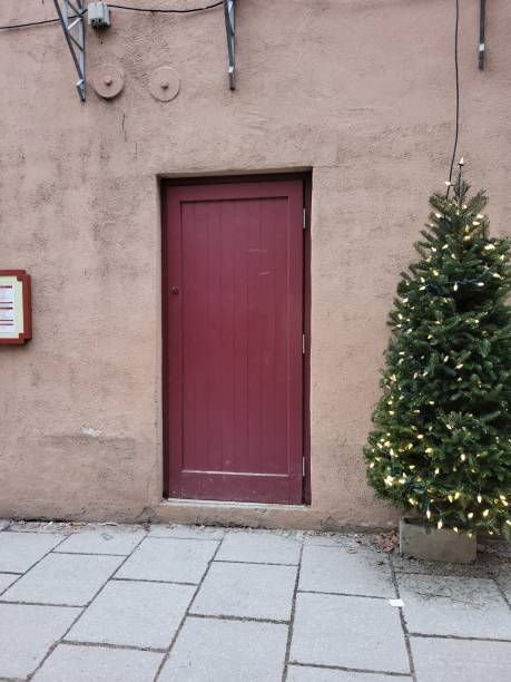 istock The Red Door in  Quebec City, Canada. 1952778430