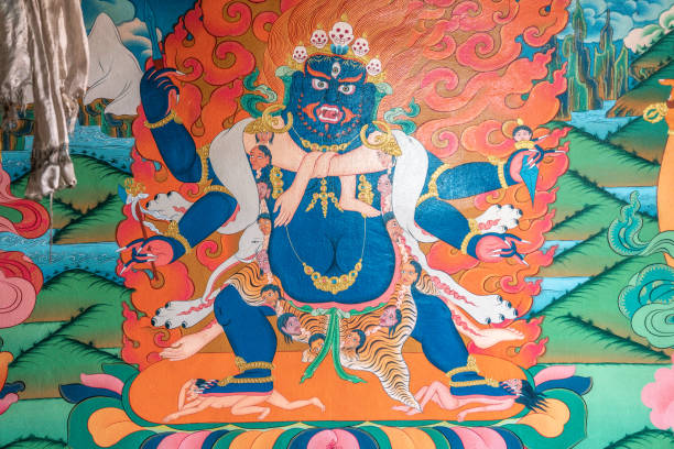 istock Vajrapani, Thangki, Buddhist Art, Tibetan Buddhism 1952786924