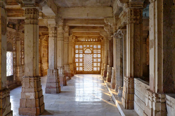 istock Jali or Jaali from Stone and columns interior. 1952791352