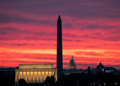 Washington DC, sunrise