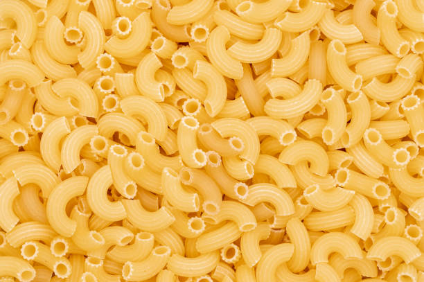 Close-up picture of macaroni background