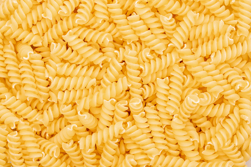 Close-up picture of fusilli background