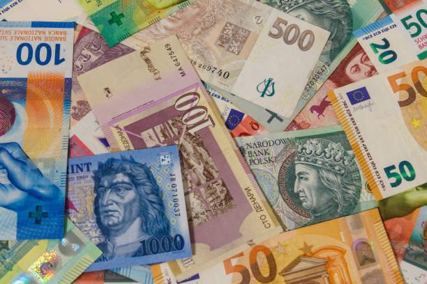 istock Background of currencies from different european countries 1952863778