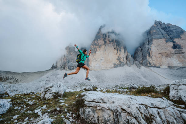 istock running through the Italian Alps 1952962384