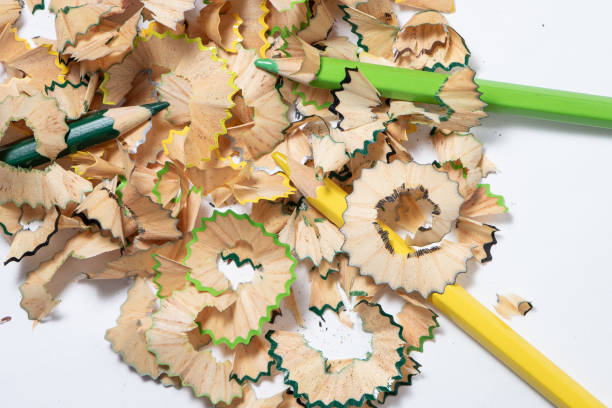 istock Color pencils with shavings 1952992049