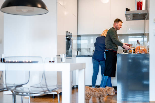 istock Couple preparing lunch at home 1952992067