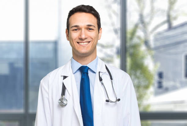 istock Handsome young doctor portrait 1953012032