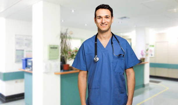 istock Male nurse smiling 1953015454