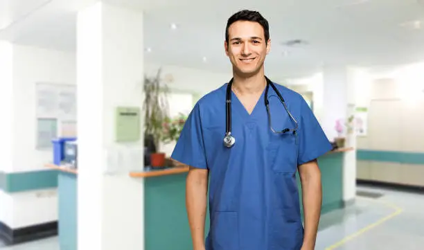 Male nurse Smiling