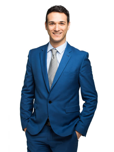 istock Smiling young manager portrait isolated on white 1953018314