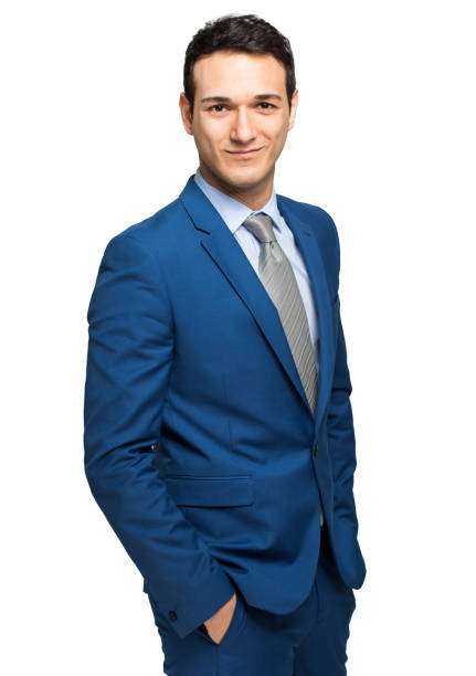 istock Smiling young manager portrait isolated on white 1953026874