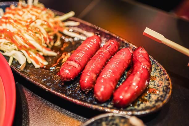 istock Grilled red sausages 1953131282