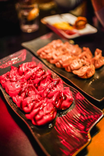 istock Vibrantly colored duck gyozas 1953131815