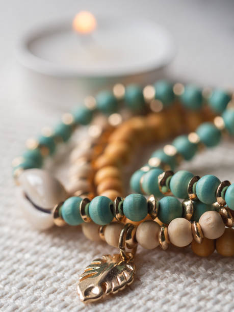 istock Close up on wooden beads 1953141529